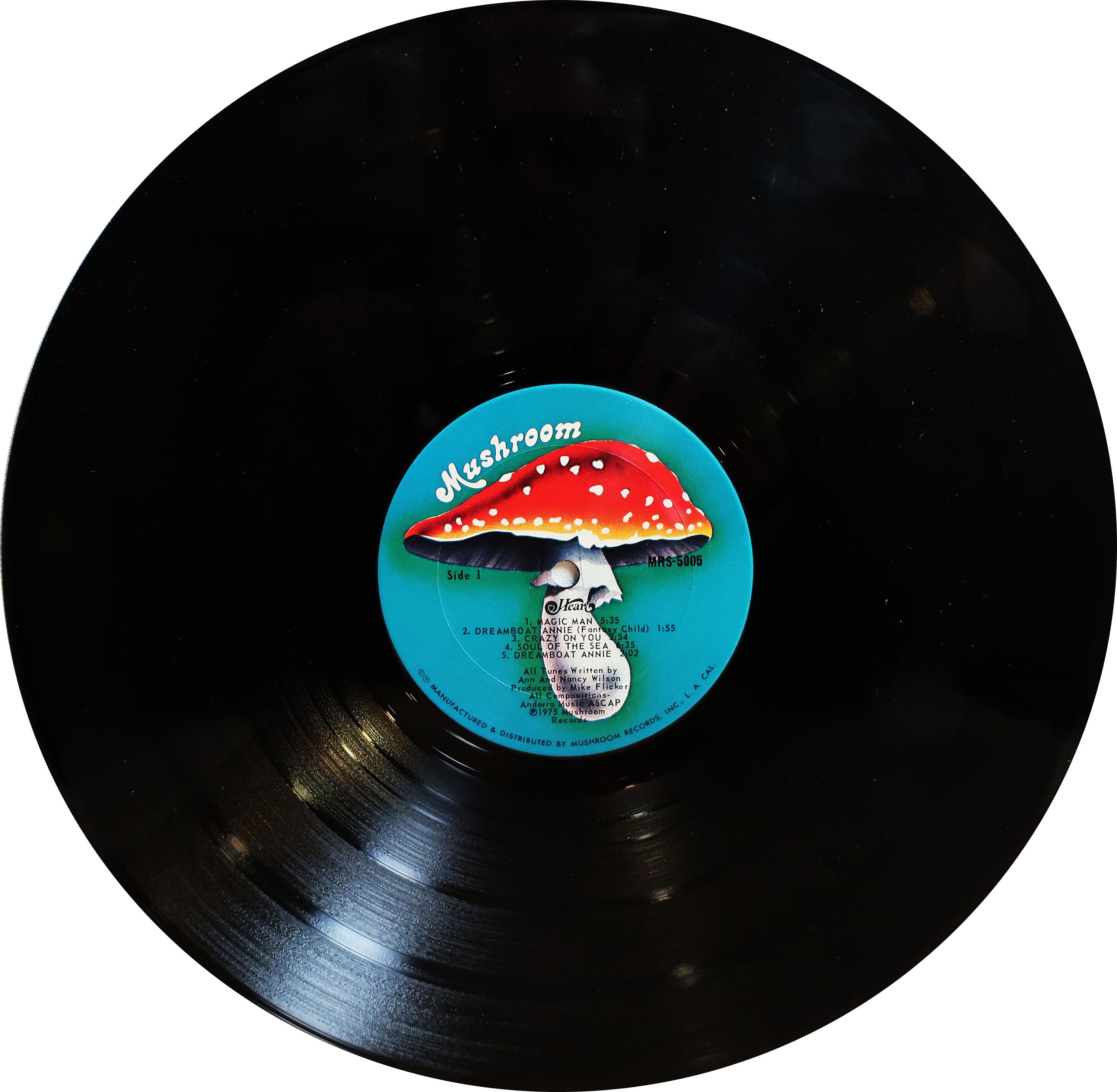 オリジナル 1976 Heart Dreamboat Annie Mushroom Records 