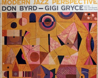 Rare Original 1957 Don Byrd Gigi Gryce Modern Jazz Perspective Columbia Records Vintage U.S. 6 Eye First Mono Vinyl Press Lp Excellent Jazz