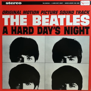 Rare 1970 The Beatles A Hard Day's Night Soundtrack United Artists Records Vintage U.S. Early Vinyl Repress Lp Near Mint UA Liberty Labels