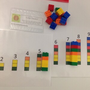 Torres de LEGO ocupado bolsa