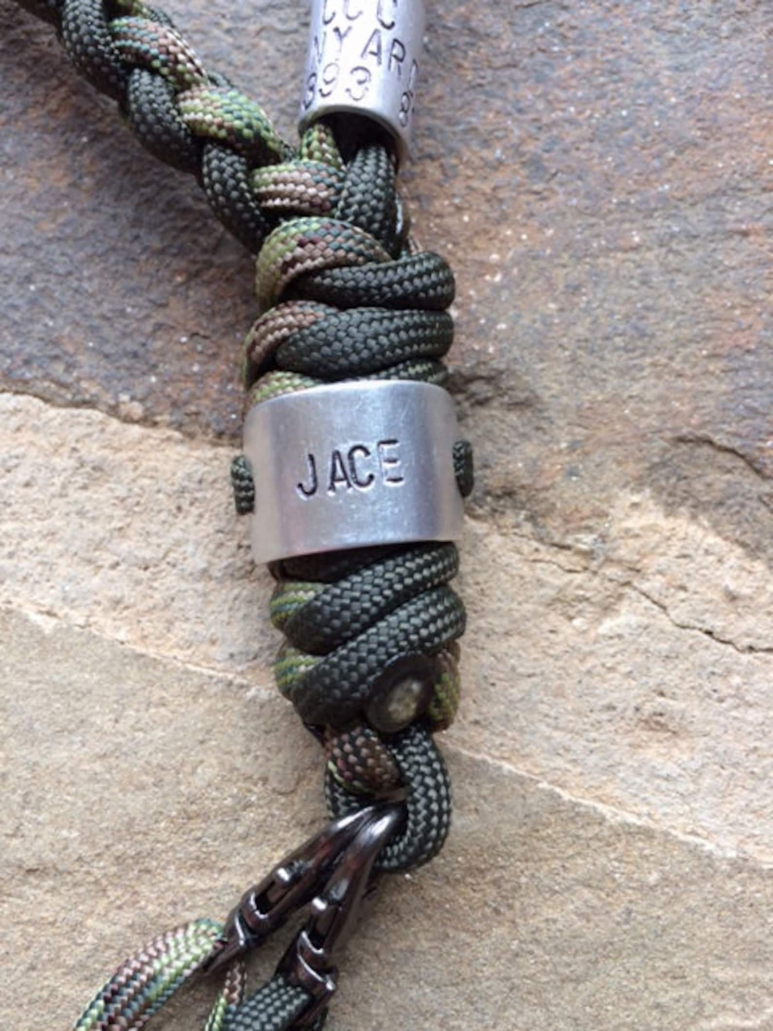 Custom Paracord Duck Call Lanyard with personalized stamped Etsy