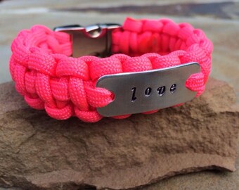 Paracord 'Love' Bracelet