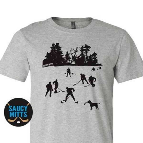 Pond Hockey Shirt Youth and Adult