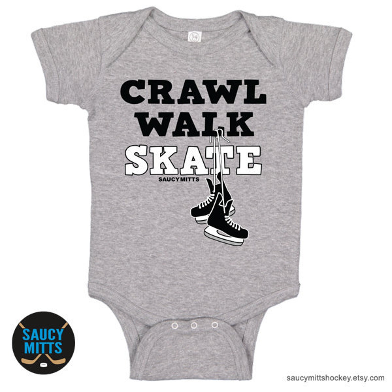Crawl Walk Skate Hockey Baby , I'M Told I Like Hockey, Crawl, Walk...