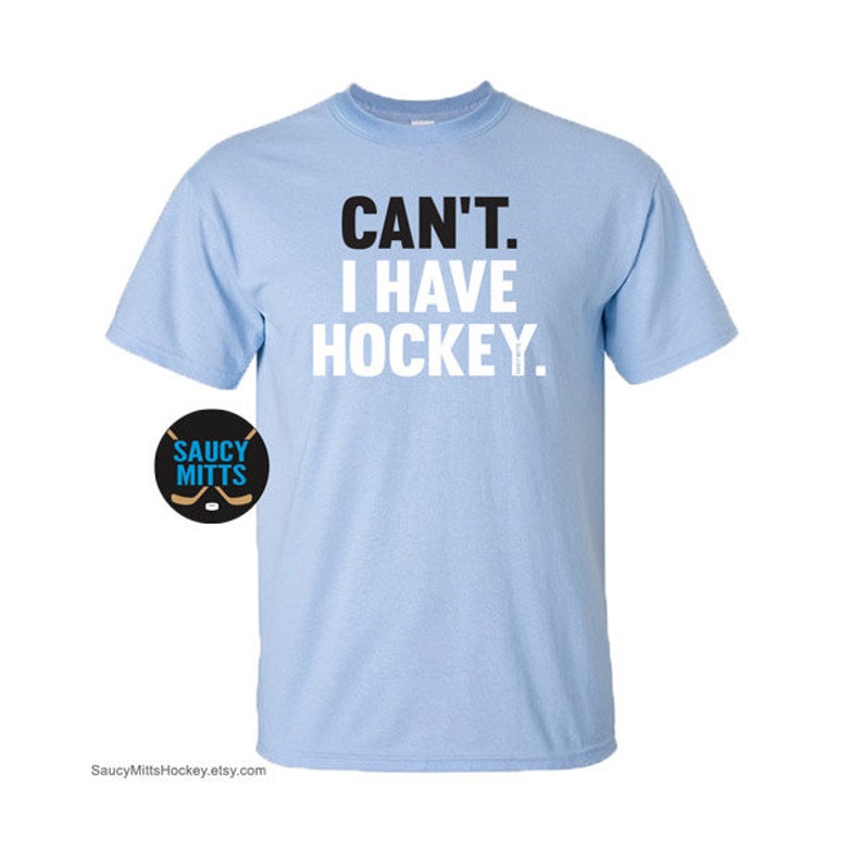 Youth Hockey Shirt I Can't I Have Hockey Funny Excuse Boys - Etsy
