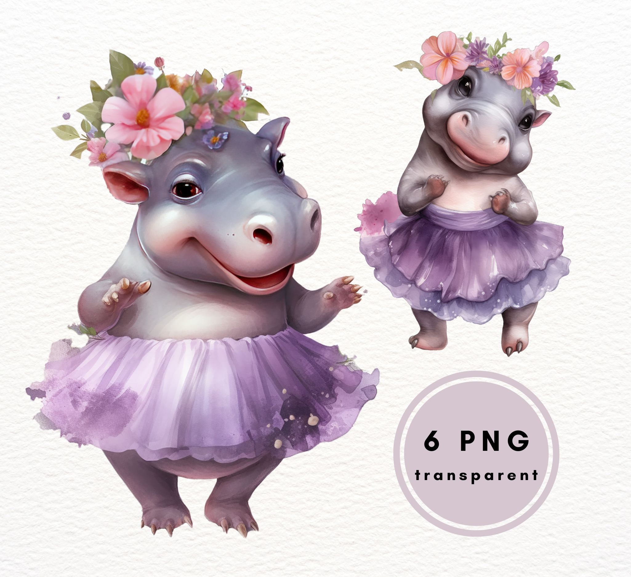 Hippo Hippopotamus Ink 20 Oz Skinny Sublimation Tumbler Wrap Digital Design  PNG File Download 