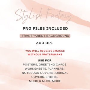 Tiger Clipart PNG-paket, Safaridjurbilder (digital nedladdning) bild 2