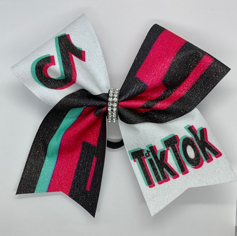 Tik Tok Theme Large Bow Etsy