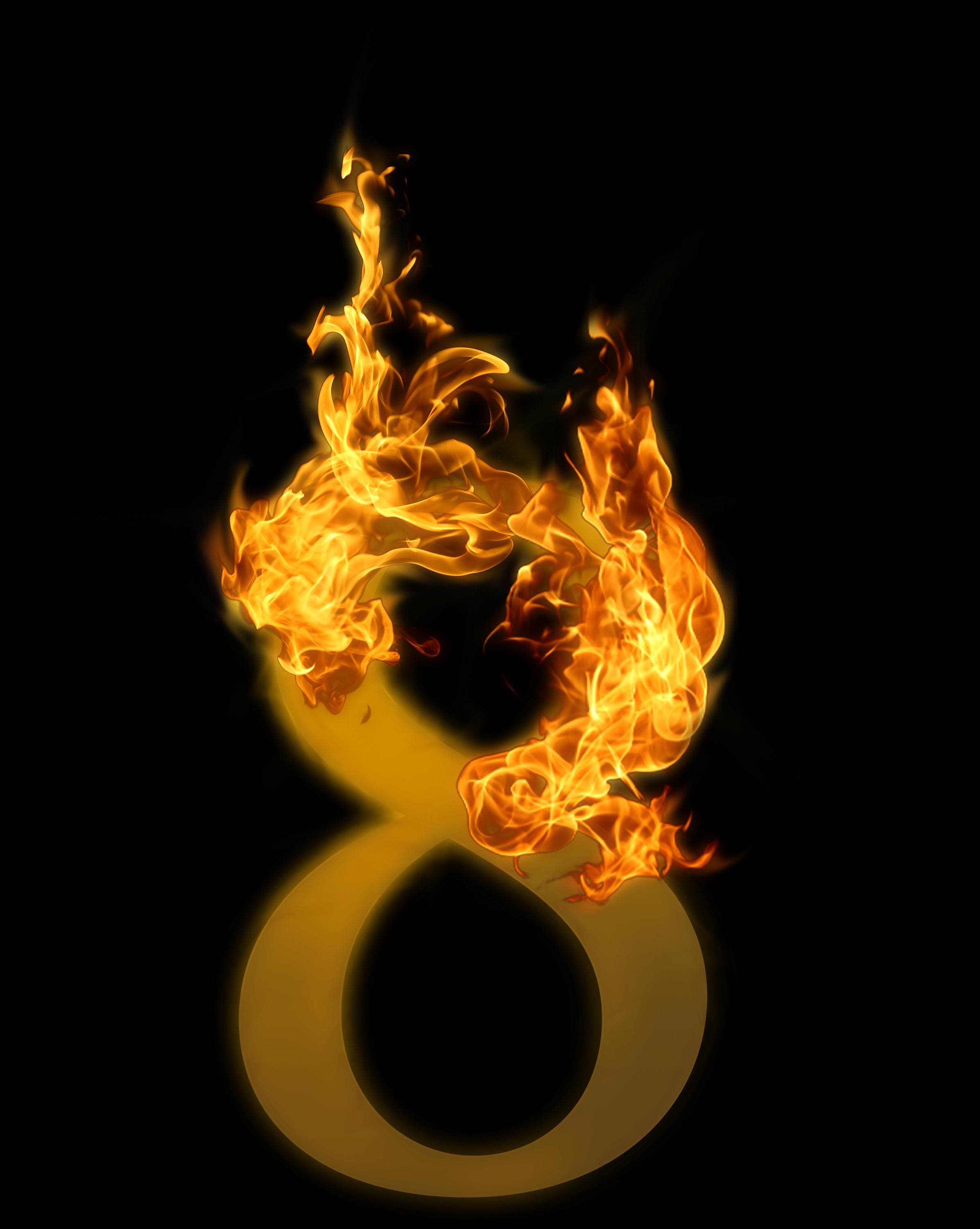 Fire Alphabet Overlays, Realistic Flame PNG, Burning Letters, Digital ...
