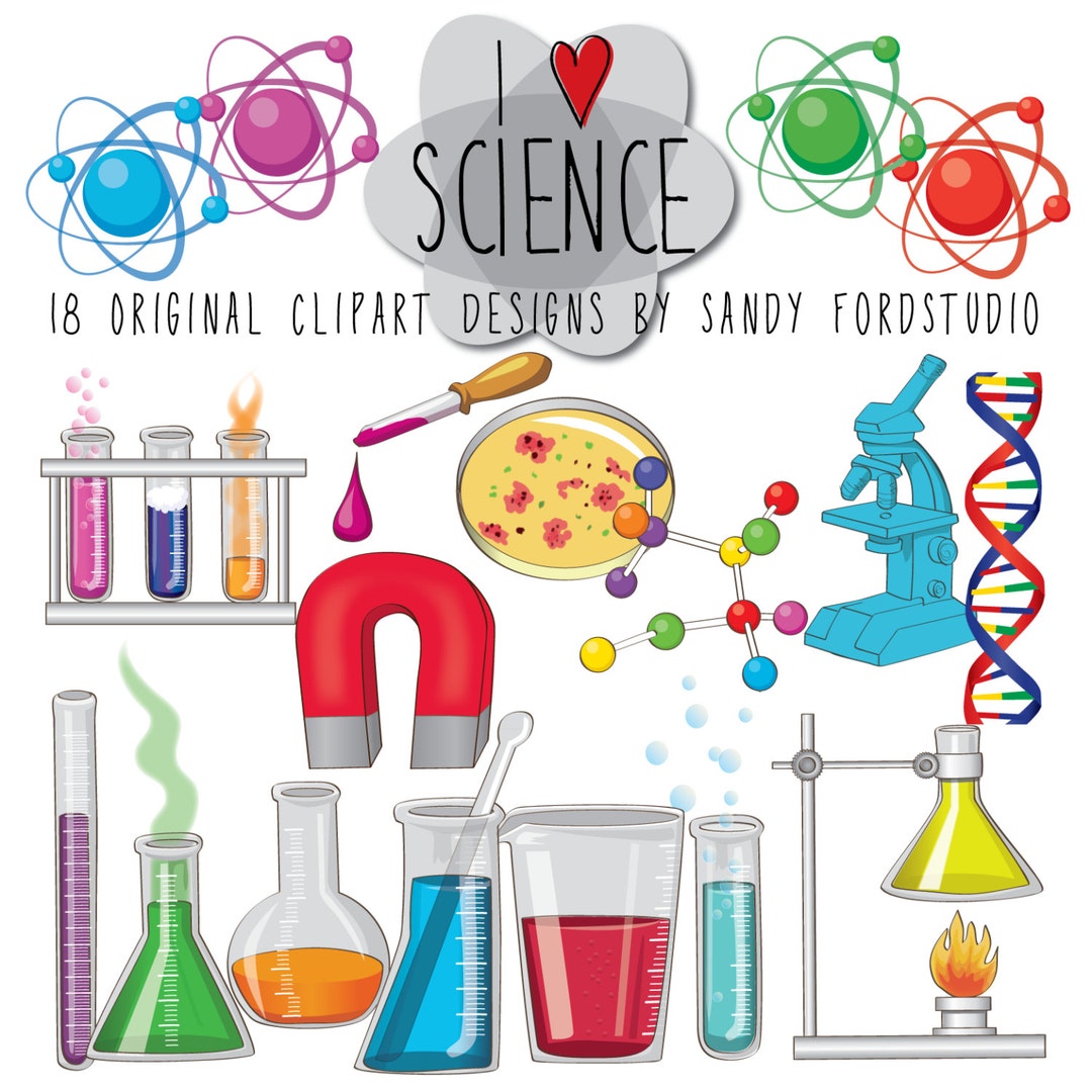Science Clipart - 18 Images - Instant Download - Etsy