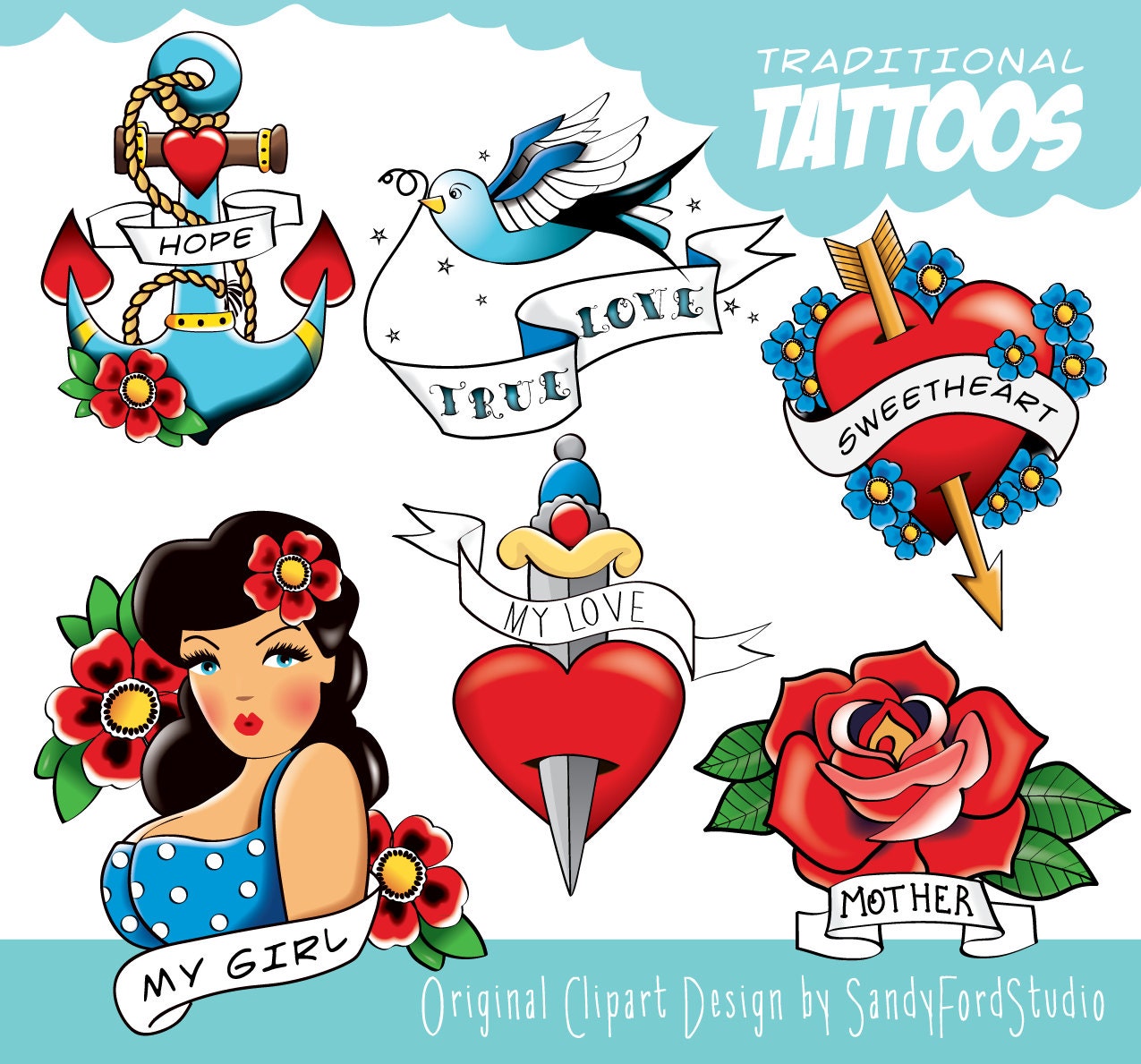 Tattoo Flash Stock Illustrations, Cliparts and Royalty Free Tattoo Flash  Vectors