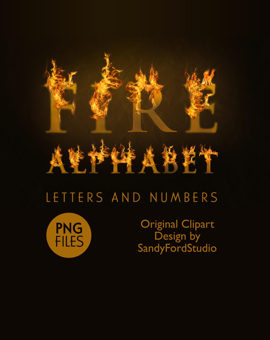 Flaming Fire Lettering Fire Alphabet Overlays, Realistic Flame PNG, Burning Letters, Digital ...