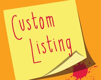 Custom listing for Sota Girl