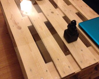 The "Raw Simplicity" pallet coffee table