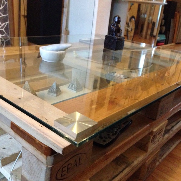 The " Double G top " Pallet Coffee Table 