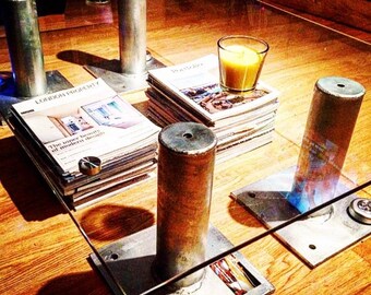 The Industrial pillar table