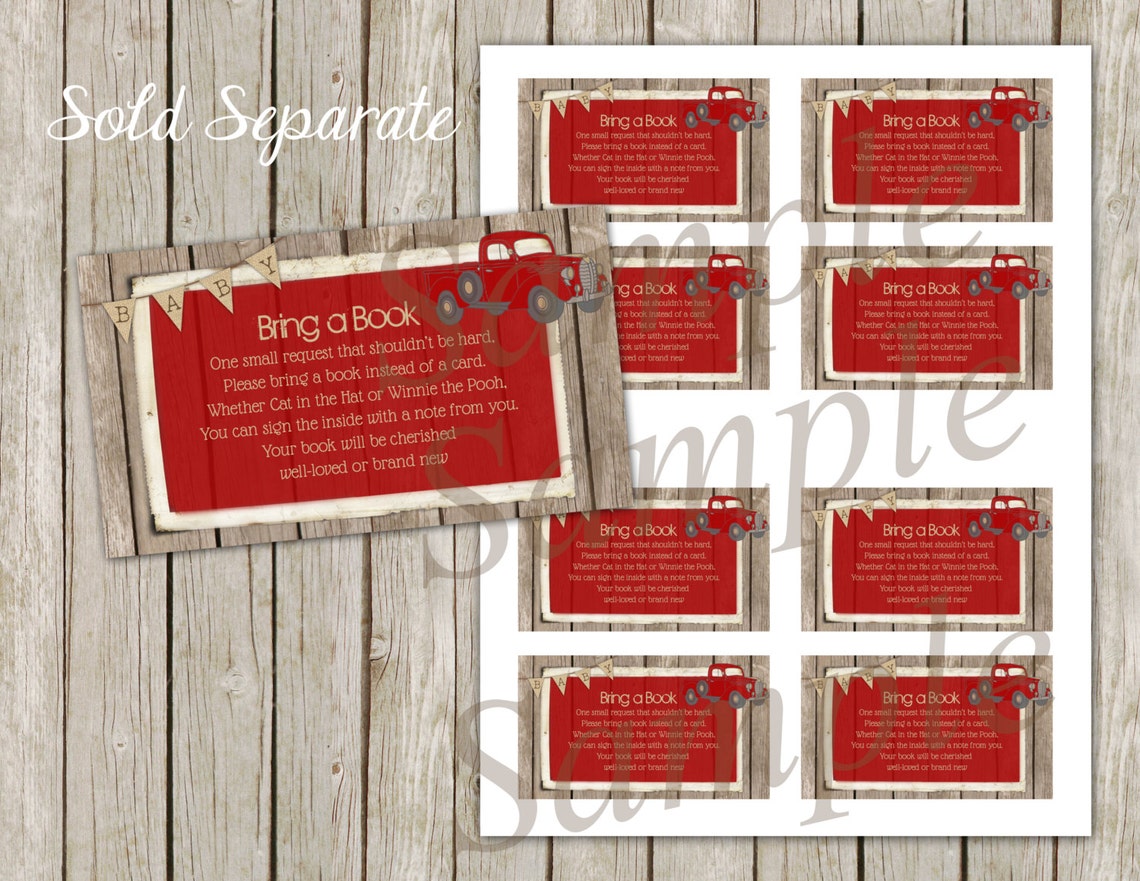 Vintage Truck Baby Shower Invitation Rustic Wood Baby Shower Etsy