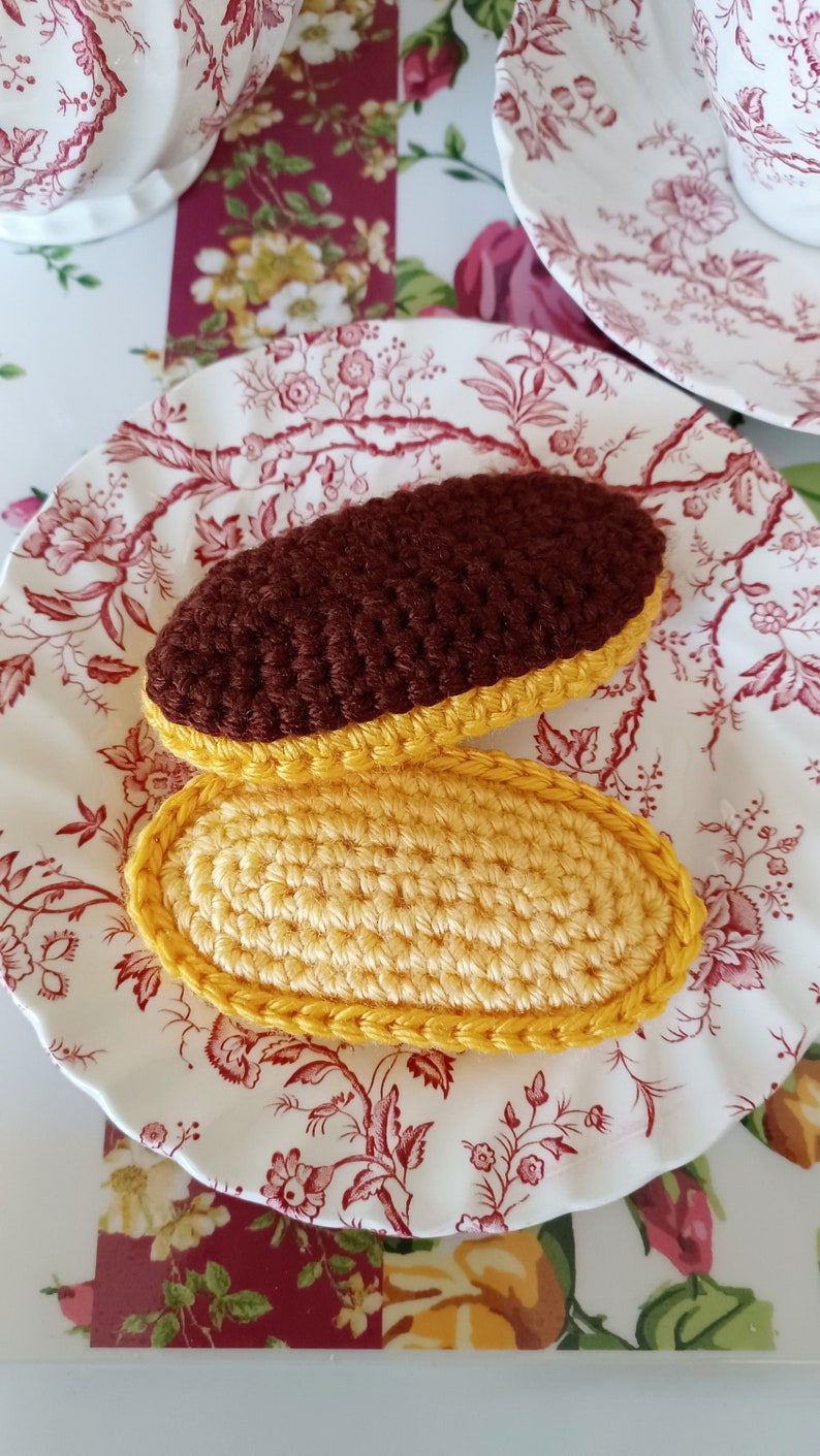 Pattern Eclair Mini French Éclair Crochet Pattern - Etsy