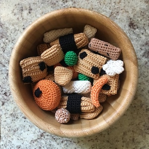 Japanese Rice Cracker Crochet Pattern