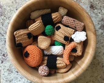 Japanese Rice Cracker Crochet Pattern