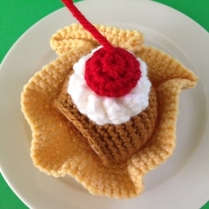 Patrón de crochet de helado frito mexicano imagen 5