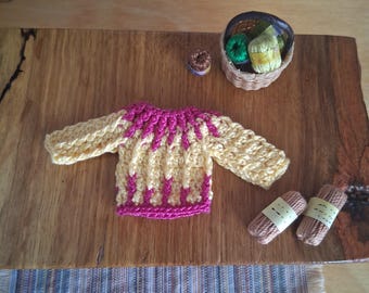 1:12 Crochet Dollhouse Sweater Ornament
