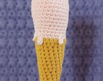 Lickin-n-drippin Ice Cream Cone Crochet Pattern