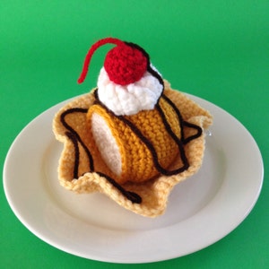 Patrón de crochet de helado frito mexicano imagen 1