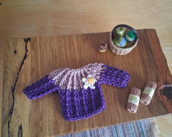 1:12 Crochet Dollhouse Sweater Ornament