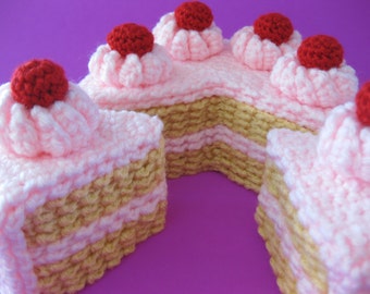 Patron de crochet pour gâteau à 2 couches No-Stuff