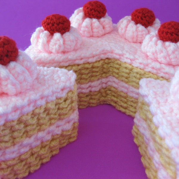 Patron de crochet pour gâteau à 2 couches No-Stuff