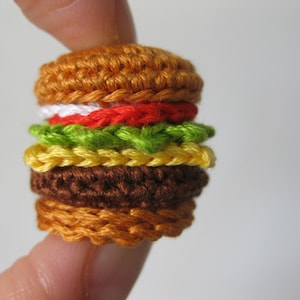 Little Cheeseburger Crochet Pattern