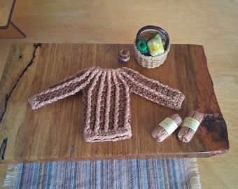 1:12 Crochet Dollhouse Sweater Ornament