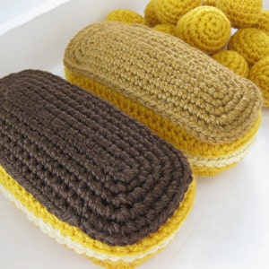 Doughnut Bars and Doughnut Holes Crochet Pattern