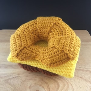 Croissant Breakfast Sandwich Crochet Pattern