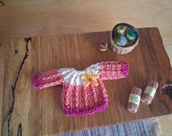 1:12 Crochet Dollhouse Sweater Ornament
