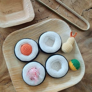 Pop-out Party Sushi Crochet Pattern