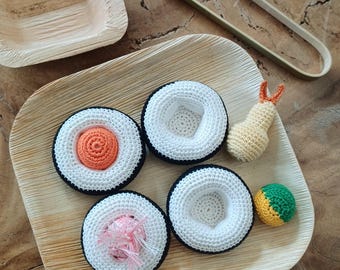 Pop-out Party Sushi Crochet Pattern