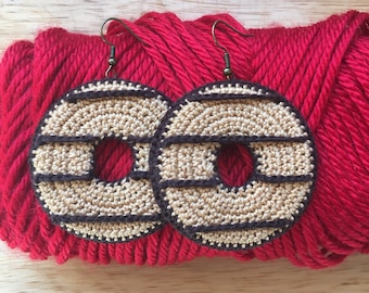 Cookie Earrings Crochet Pattern