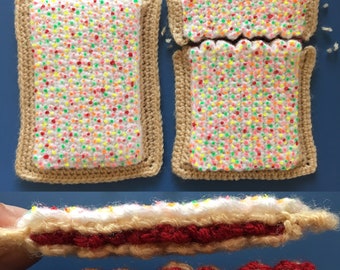 Sweet-Filled Toaster Pastry Crochet Pattern