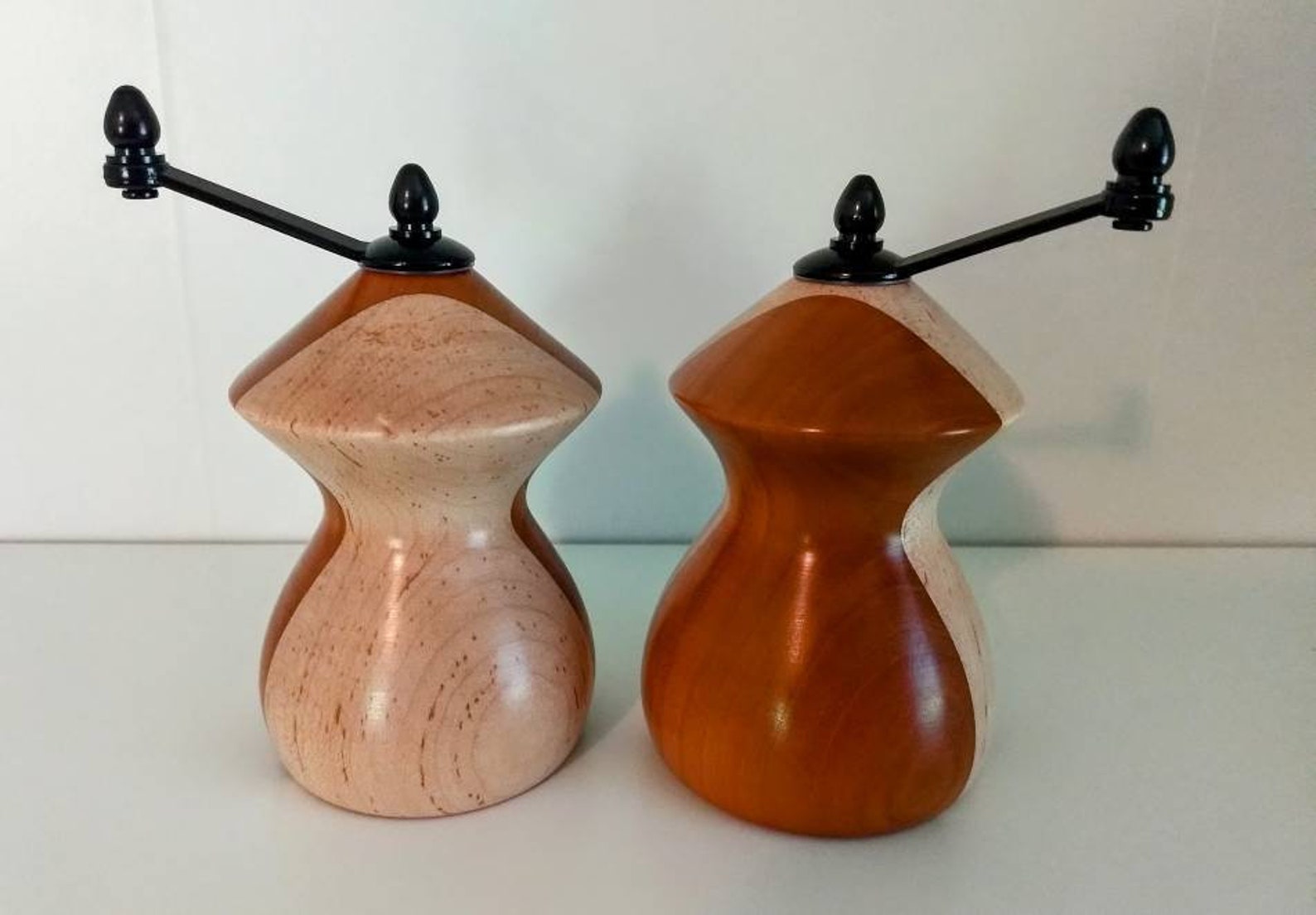 Salt and Pepper Mill Set Etsy