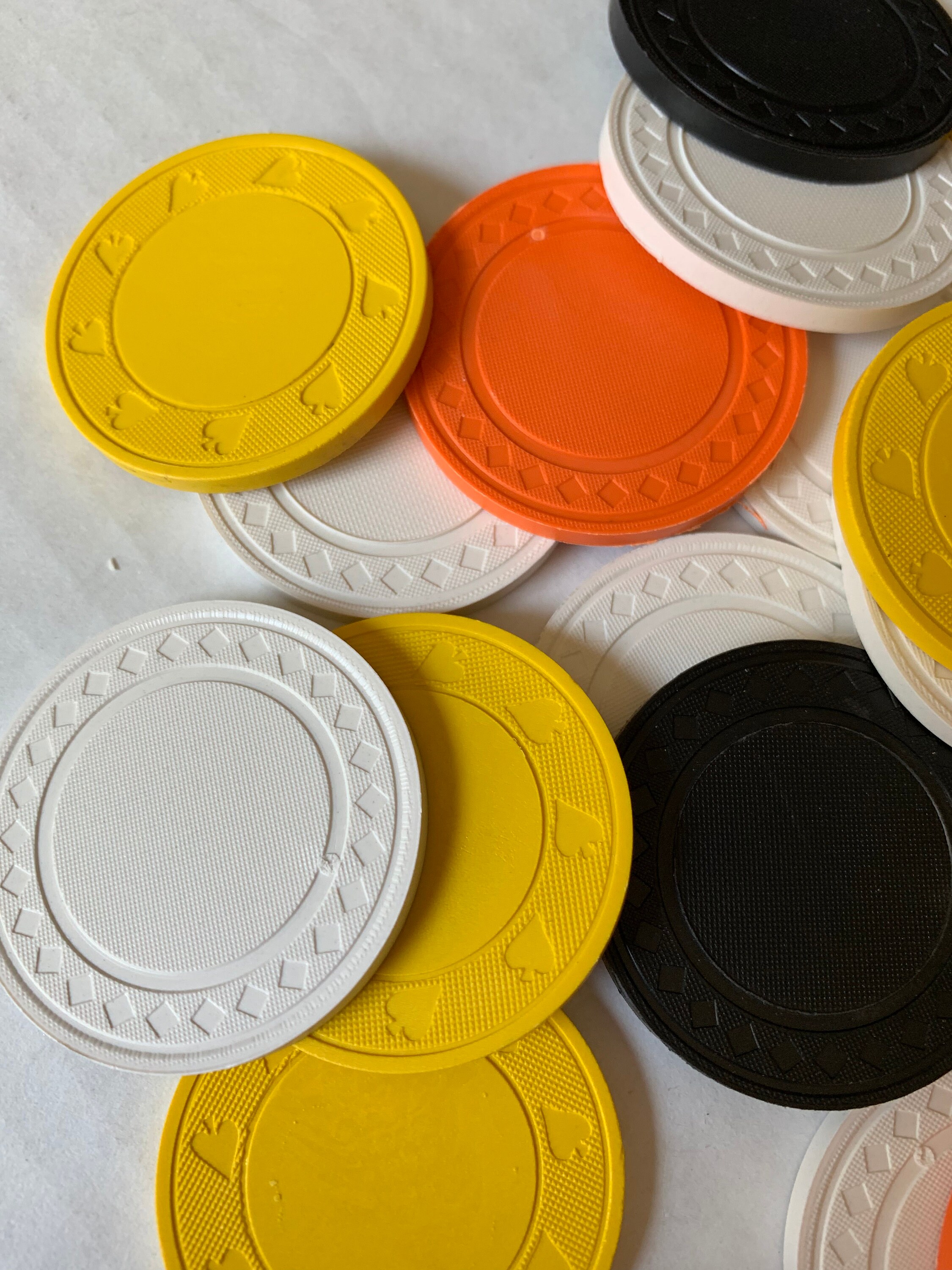 Clay Poker Chips The Sound Weight Feel & Look Craft Projects Etsy