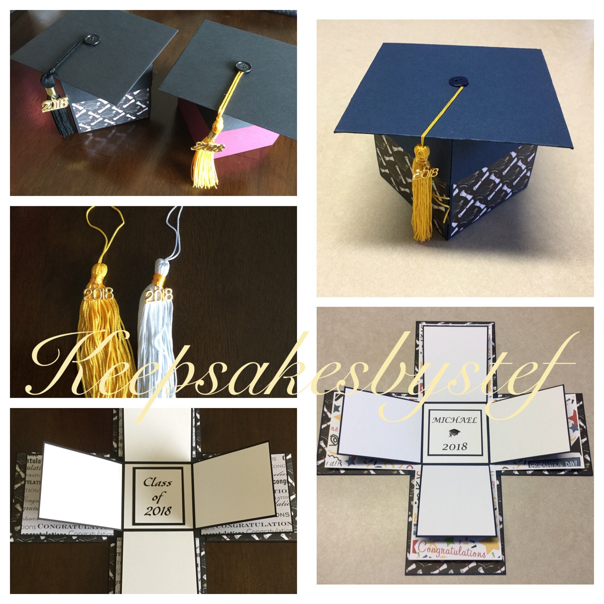 Graduation Explosion Box Photo Album Etsy