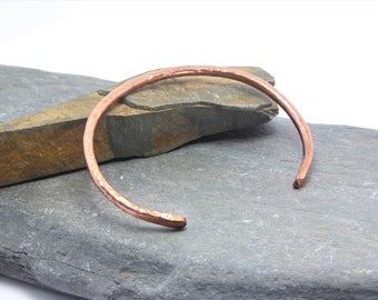 Copper Bracelet Cuff, Forged, Hammered, Handmade pure 100% new Copper Bangle Cuff, Healing, Arthritis, gift for him or her..