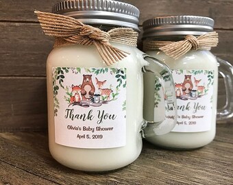 woodland baby shower favor ideas
