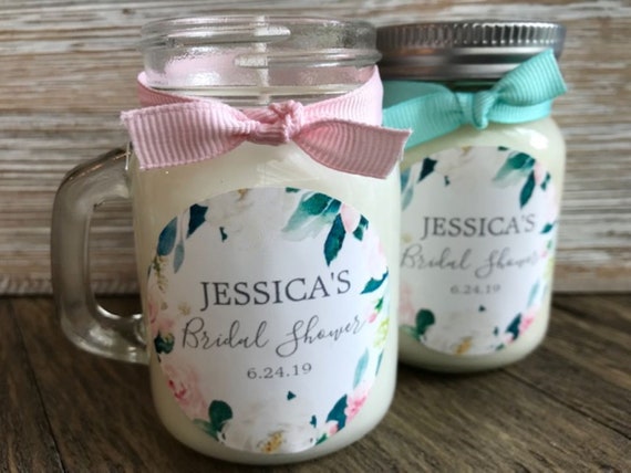 mason jar party favors for baby shower