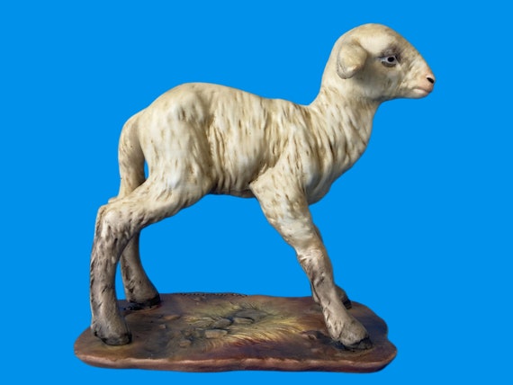 Vintage Porcelain Lamb Figurine By Kaiser W Germany
