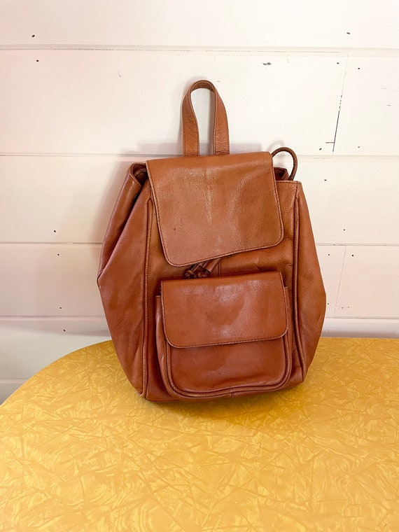 vintage leather backpack Columbia - Gem