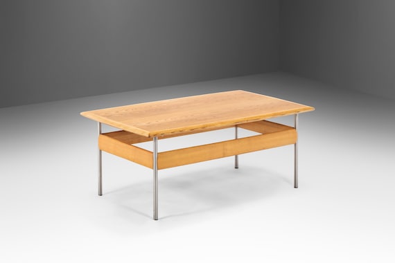 Mid Century Modern Honey Oak Coffee Table Attributed to Sven Ivar Dysthe for Dokka C. 1970s Etsy UK