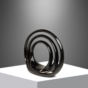 Post Modern Art Deco Sculpture in Porcelain, USA, c. 1980s